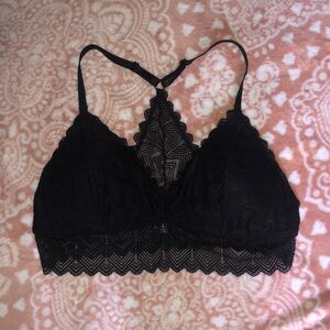 Lace bralette black 1X like new